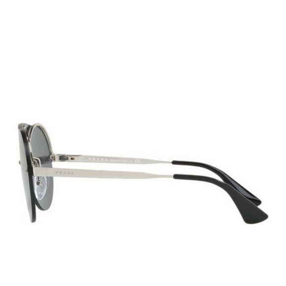 SOLD Prada 36mm Round Sunglasses with Case - Picture 3 of 7